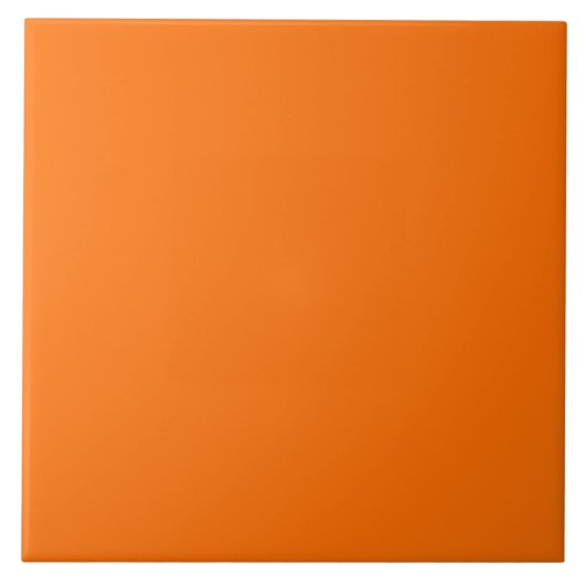 Eenvoudig modern Neon Fluorescent Oranje Tegeltje (Voorkant)