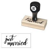 Eenvoudig Modern Net Getrouwd Handgeschreven Scrip Rubberstempel (Gestempeld)