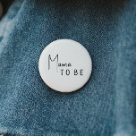 Eenvoudig Modern Neutraal Baby shower Mama To Be Ronde Button 5,7 Cm<br><div class="desc">Vier je kleintje met onze eenvoudige, moderne, neutrale baby showers mama to be-knop, met een minimalistisch zwart-wit ontwerp dat modern en is. Met zijn strakke, boho-geïnspireerde esthetiek is de hedendaagse, genderneutrale sfeer ideaal voor het verwelkomen van een babyjongen of meisje in elk seizoen - of het nu herfst, winter, lente...</div>