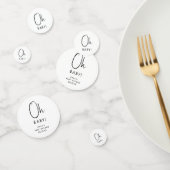 Eenvoudig Modern Neutraal Baby shower Oh Baby Confetti (Groep)