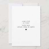 Eenvoudig Modern Nieuw Home Foto Verhuisadres Aankondiging (Achterkant)