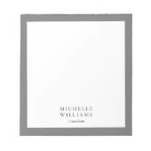 Eenvoudig modern notitieblok (Voorkant)