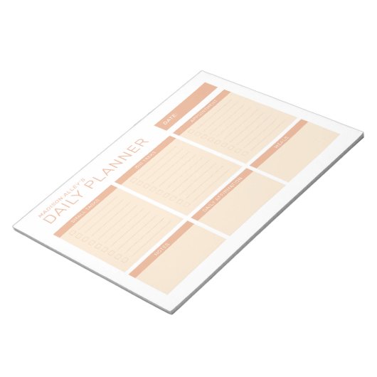 Eenvoudig modern Notitieblok voor een professionel (Schuin)