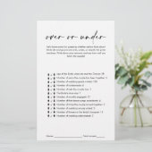 Eenvoudig Modern Over of Onder Vrijgezellenfeest s (Staand voorkant)