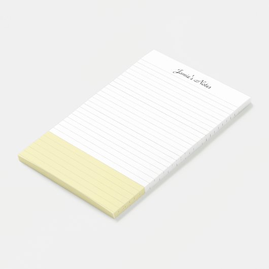 Eenvoudig Modern Pastel Colorblock Post-it® Notes (Schuin)