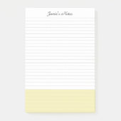 Eenvoudig Modern Pastel Colorblock Post-it® Notes (Voorkant)