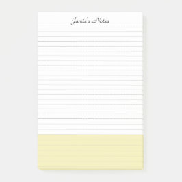 Eenvoudig Modern Pastel Colorblock Post-it® Notes
