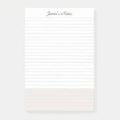 Eenvoudig Modern Pastel Colorblock Post-it® Notes (Voorkant)