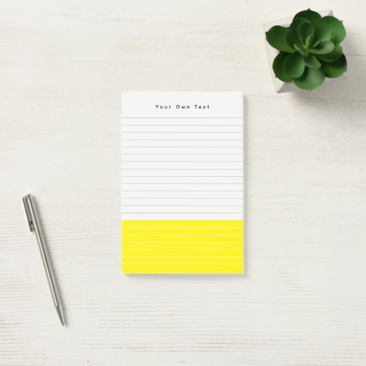 Eenvoudig Modern Pastel Colorblock Post-it® Notes (Kantoor)