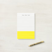 Eenvoudig Modern Pastel Colorblock Post-it® Notes (Op bureau)
