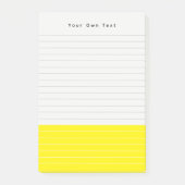 Eenvoudig Modern Pastel Colorblock Post-it® Notes (Voorkant)