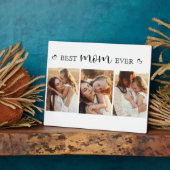 Eenvoudig modern persoonlijk cadeau voor Moeder Fo Fotoplaat (Zijkant)