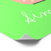 Eenvoudig modern plant pastel poster (Hoek)