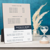 Eenvoudig modern | Prijzen en services Display Pla Fotoplaat (Zijkant)