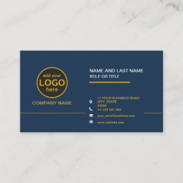 Eenvoudig Modern Professioneel Donkere Kleur Logo  Visitekaartje