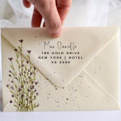 Eenvoudig modern, professioneel retouradres rubberstempel