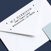 Eenvoudig modern, professioneel retouradres  zelfinktende stempel