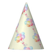 Eenvoudig Modern Rainbow Balloon verjaardagsfeestj Feesthoedjes (Links)