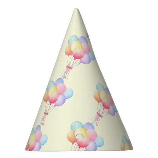 Eenvoudig Modern Rainbow Balloon verjaardagsfeestj Feesthoedjes (Rechts)