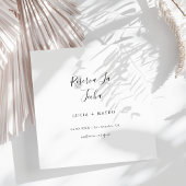 Eenvoudig Modern Reserva La Fecha | Spaans zwart Save The Date