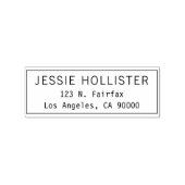 Eenvoudig modern retouradres rubberstempel (Afrduk)