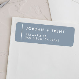 Eenvoudig modern Return Address Label