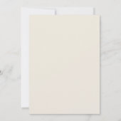 Eenvoudig Modern Romantisch Foto Wilde Bloem Botan Save The Date (Achterkant)