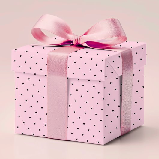 Eenvoudig Modern Romantisch Schattige Liefde Hart Cadeaupapier