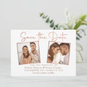 Eenvoudig modern Roos Gold 2 Foto slaat de Kaart D (Staand voorkant)