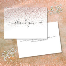 Eenvoudig modern Roos Gold Glitter Script