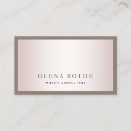 Eenvoudig, modern Roos Gold Professional - Rol C Contactkaartje