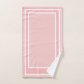 Eenvoudig modern Roos kwarts Bad Handdoek (Handdoek)