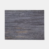 Eenvoudig modern Rustic Grey Wood Grain Boerderij Deurmat (Voorkant)