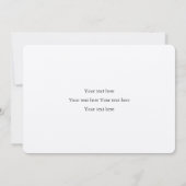 Eenvoudig modern Rustisch script Brown Kraft Gener Bedankkaart (Achterkant)