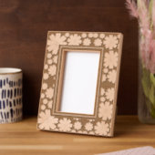 Eenvoudig modern Schattige bloemmotief Gegraveerde Lijstjes (Links)