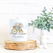 Eenvoudig Modern Schattige Muis Fietsnaam Datum Koffiemok