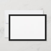 Eenvoudig modern script afstuderen bedankkaart (Achterkant)