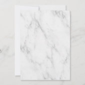 Eenvoudig Modern Script Bridal Luncheon Kaart (Achterkant)