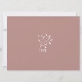 Eenvoudig Modern Script Foto Save The Date (Achterkant)