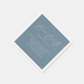 Eenvoudig Modern Script Kalligrafie Leuke Feiten B Servet (Hoek)