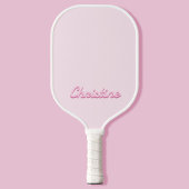 Eenvoudig Modern Script Naam Monogram Pickleball Paddle