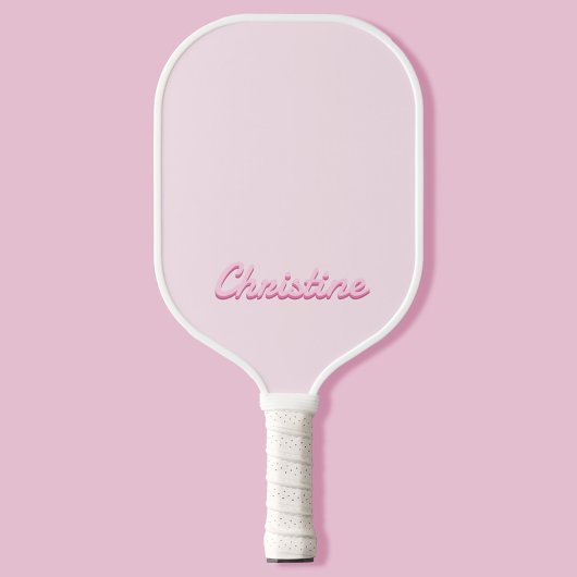 Eenvoudig Modern Script Naam Monogram Pickleball Paddle