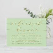 EENVOUDIG MODERN SCRIPT | REPETITIE DINER UITNODIG KAART (Staand voorkant)