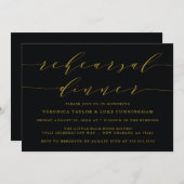 EENVOUDIG MODERN SCRIPT | REPETITIE DINER UITNODIG KAART (Voorkant / Achterkant)