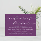 EENVOUDIG MODERN SCRIPT | UITNODIGING PROEFHuwelij (Staand voorkant)