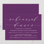 EENVOUDIG MODERN SCRIPT | UITNODIGING PROEFHuwelij (Voorkant / Achterkant)