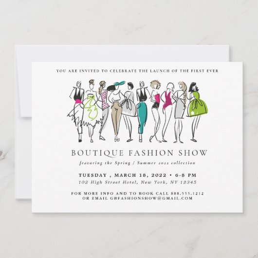 Eenvoudig modern Show Mode Kaart (Voorkant)