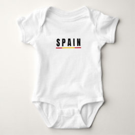 Eenvoudig Modern Spanje Spaanse Art Letter Souveni Romper