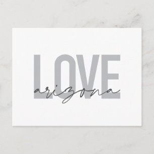 Eenvoudig, modern, stedelijk, cool design Love Ari Briefkaart