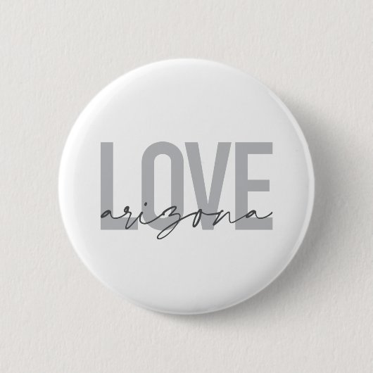 Eenvoudig, modern, stedelijk, cool design Love Ari Ronde Button 5,7 Cm (Voorkant)